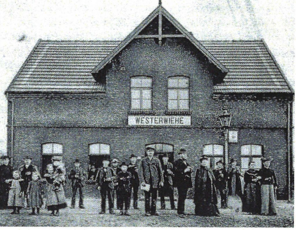 Eröffnung der Eisenbahnstrecke Wiedenbrück-Sennelager