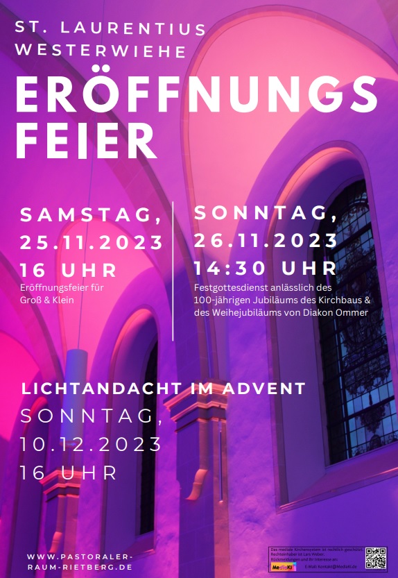 St. Laurentius-Pfarrkirche wird zur Lichterkirche